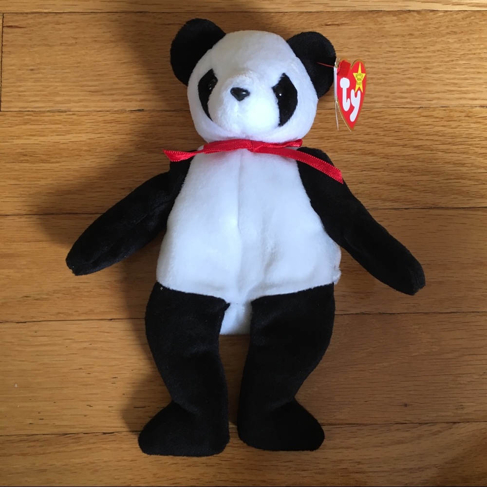Ty Beanie Babies - Fortune the Panda Bear